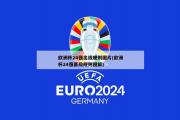 欧洲杯24强出线规则图片(欧洲杯24强晋级规则图解)